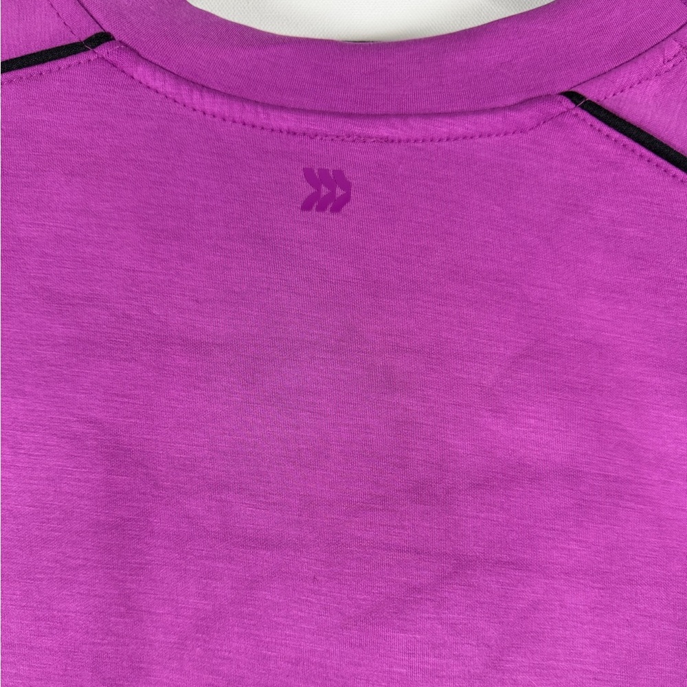 Women's Airy Sleek Crewneck Sweatshirt - All in Motion™ Dark Violet M - Picture 9 of 10